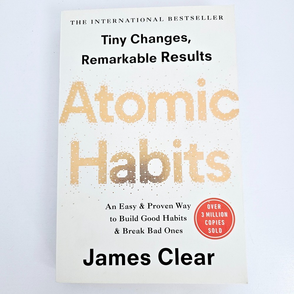 Atomic Habits by James Clear Build Good Habits Paperback Free Postage