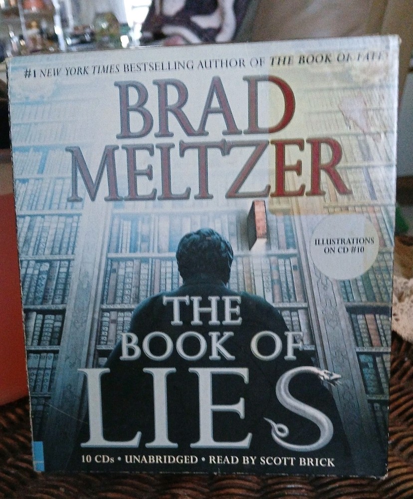 THE BOOK OF LIES by BRAD MELTZER Audiobook set. Great Author!