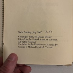 „Fast Man On A Pivot” By Duane Decker Published By William Morrow (HC 1968) RARE