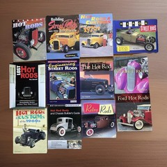 Hot Rod Books Lot of 12 Street Rods Classic Cars Custom Build Automotive