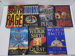 Lot of 18 Wilbur Smith Adventure Novels – Paperback/Hardcover Mix Acceptable