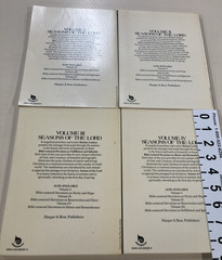 Seasons of the Lord Complete Set of 4 SC Herbert Lockyer Ex library Volumes 1-4