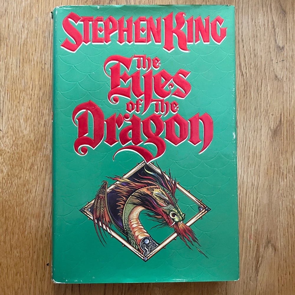 Stephen King The Eyes Of The Dragon 1987 FIRST Edition Viking Scaled Dust Cover