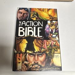 The Action Bible: God’s Redemptive Story by Doug Mauss HC 2010 Illus Cariello