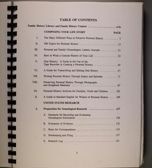 Elderhostel Genealogy Research Syllabus 1994 BYU Brigham Young University Utah