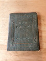 1921 Small Book Bab Ballads W.S. Gilbert Classic Literature NY Little Leather