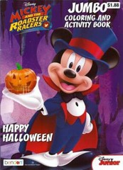 Lot of 12 Coloring Books Halloween Disney Mickey & More Children Boy Girl Kids