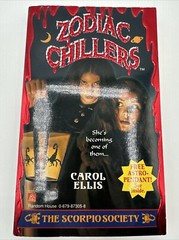 Zodiac Chillers The Scorpio Society First Print Carol Ellis Paperback 1995
