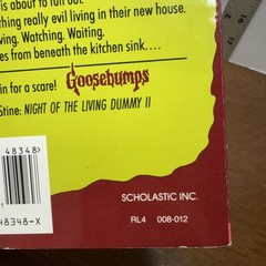 Goosebumps It Came From Beneath the Sink 1st Edition 1st Print 1995 RL Stine #30