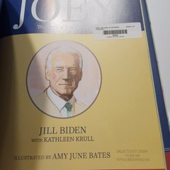 Joey: The Story of Joe Biden By Jill Biden, HC Book Library Edition Dust Cover