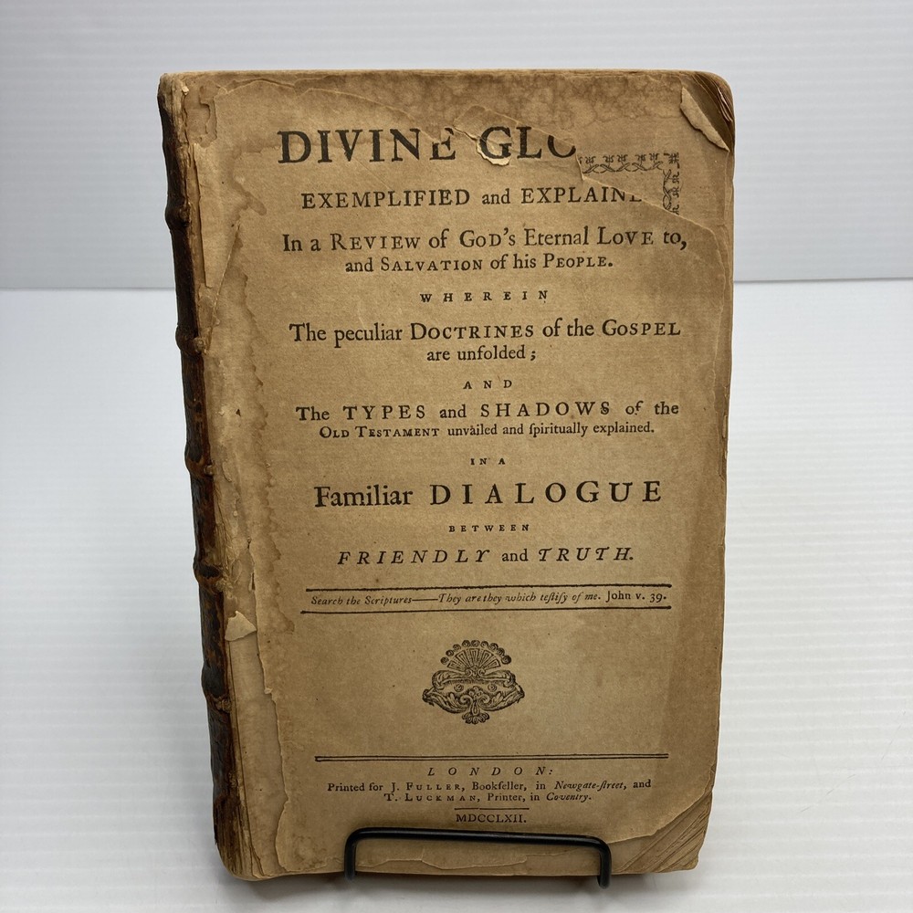 Antique Christian Religious Divine Glory The Spiritual Magazine 1762 1st Volume