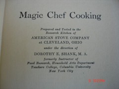 Vintage 1936 Magic Chef Cooking Hard Cover 204 Pages