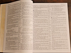 Large 11.5″ Holy Bible NKJV Thomas Kinkade Lighting the Way Home Bonded Leather