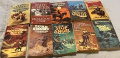 Lot Of 10 Vintage Western Paperback Books (See Photos For Titles) SH-3