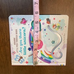 Usborne Little Peek Through Are You There Little Unicorn and Dinosaur Boardbooks