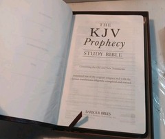 KJV Prophecy Study Bible King James Version Bonded Leather Edition