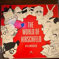 Al Hirschfeld The World of Hirschfeld HC Illustrated Art Book Harry N. Abrams