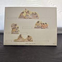 Matthew Kalmenoff Plains Indians Diorama to Cut & Assemble PB Illustrated 1975