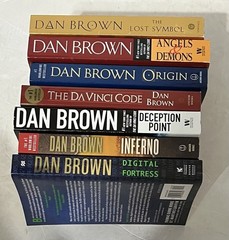 Dan Brown ROBERT LANGDON Complete Series Lot of 7 (#1-7) Set Books Da Vinci VG+