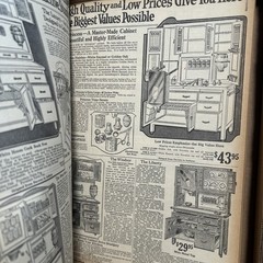 Vtg 1922 MONTGOMERY WARD CATALOGUE Bokk Golden Jubilee 1969 Antique 672 PAGES!!