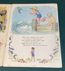 1961 NURSERY RHYMES by Molly Brett ~ 12” X 9” Color Pages Suitable For Framing