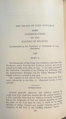 The Journal and Essays of John Woolman, Gummere, ed., 1922, HARDCOVER