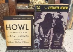 Allen Ginsberg Lot Howl 4th Printing & Evergreen Review #10 Notes Recording Howl