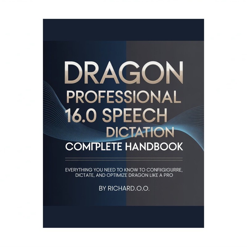 DRAGON PROFESSIONAL 16.0 SPEECH Dictation COMPLETE HANDBOOK: Everything You N…