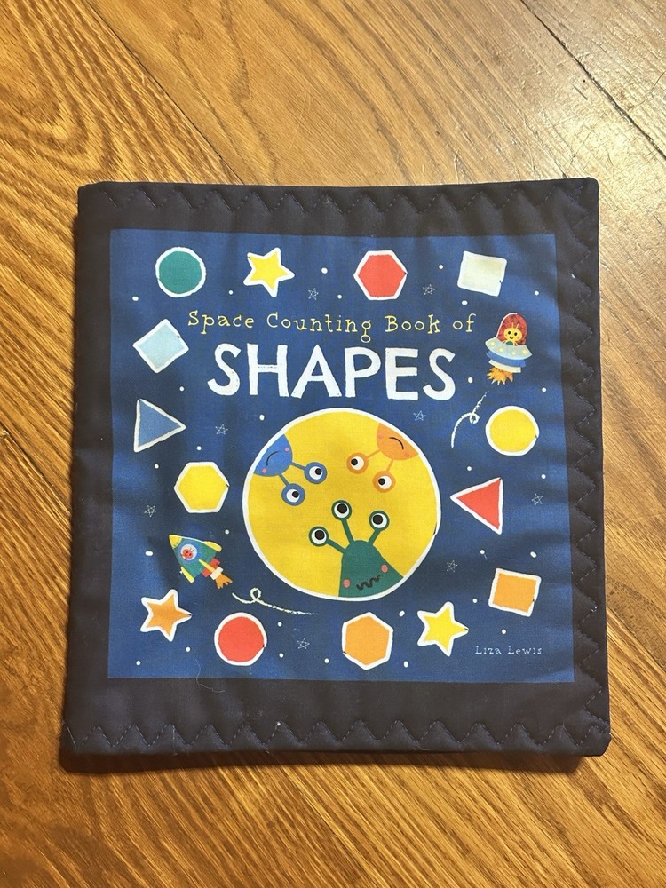 Space Counting Book of Shapes Soft Book for Toddlers And babies
