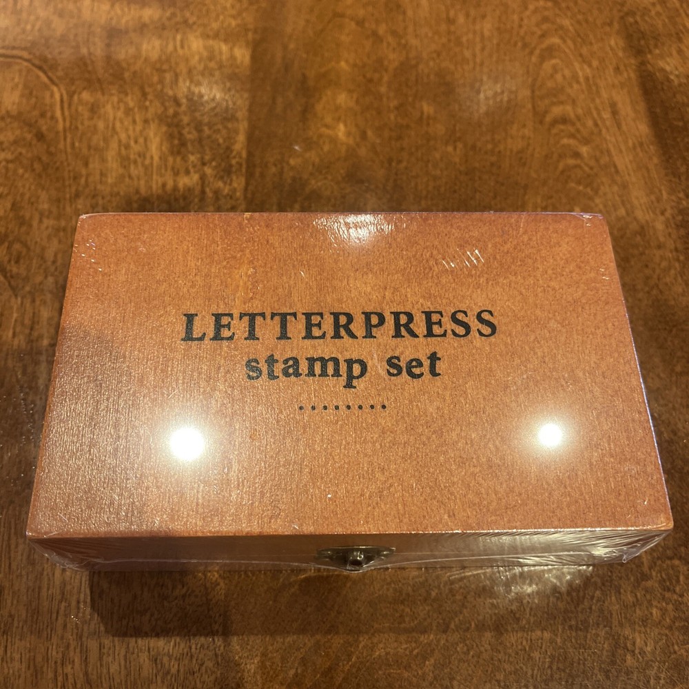 Studio Series Letterpress Stamp Set by Inc. Peter Pauper Press (2021,…