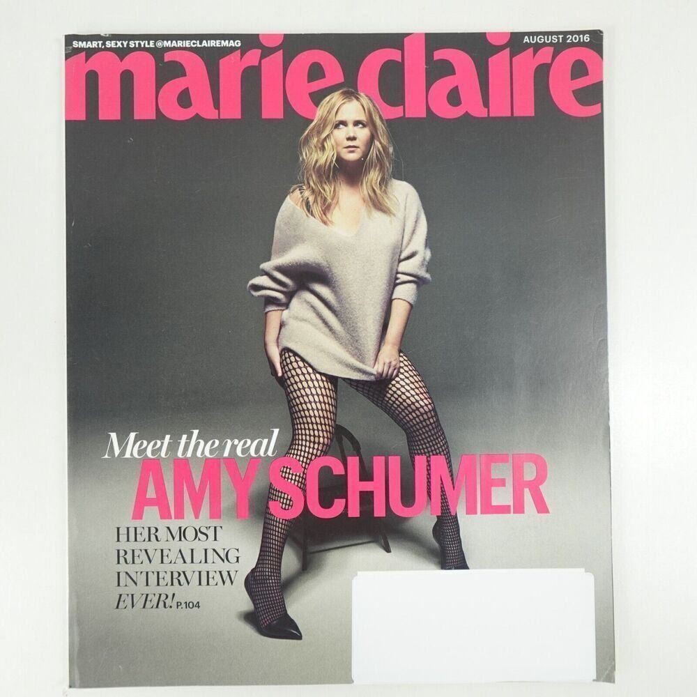 Marie Claire Magazine August 2016 Amy Schumer The Denim Issue Fashion