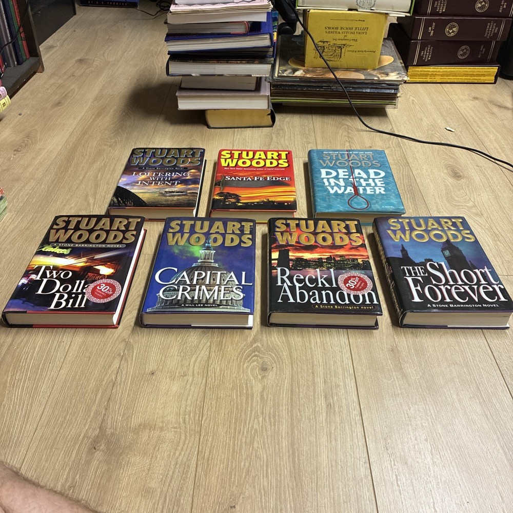 Lot of 6 Stuart Woods Book! Hardcover – VERY GOOD CONDITION!