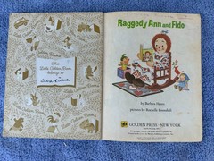 1969 A LITTLE GOLDEN BOOK RAGGEDY ANN AND FIDO 39 CENT
