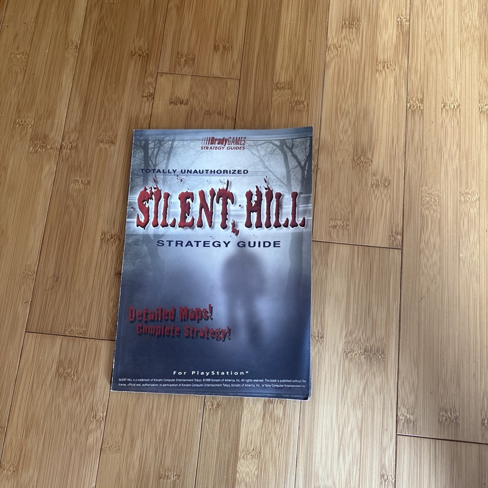 Silent Hill 1 Playstation Strategy Guide Brady Games Book Totally Unauthorized