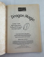 Vintage Dragon Tales Dragon Magic Coloring Activity Book Cut Out Doll Y2K