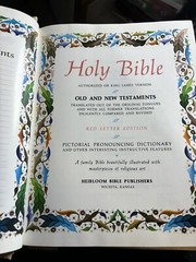 Holy Bible The New American Bible Vtg 1987 Gold Edges Heirloom Family Catholic
