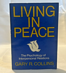 Living in Peace (1970) ~ Gary R. Collins ~ Paperback ~ *ACCEPTABLE* Condition