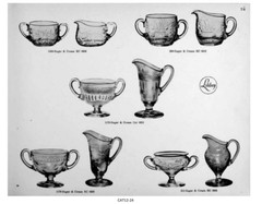 Libbey ^Redux^ American Brilliant Cut Glass and engraved catalog/book Amberina