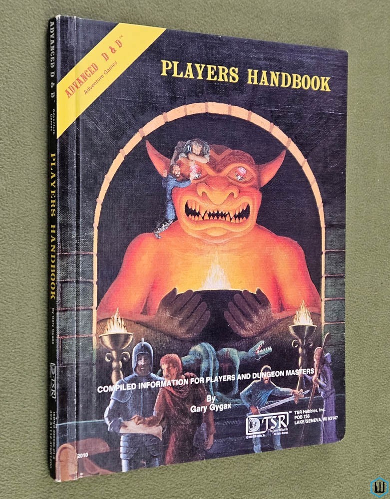 Players Handbook (Advanced Dungeons & Dragons, 1st Edition) Hardcover TSR 2010