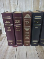 8 Longmeadow Press Bonded Leather Books – all the classics in great condition