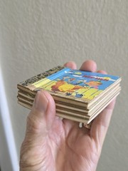 4 Little Little Minature Golden Books – Vintage 2.75″