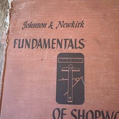 Fundamentals of Shopwork by William H. Johnson & Louis V. Newkirk 1943, HC War