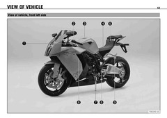KTM 1190 RC8 Motorcycle Owners Manual 2008 – STEEL WIRE BOUND – TOUGH COVERS