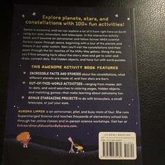 Astronomy Activity Book for Kids Paperback by Aurora Lipper Ages 4-8