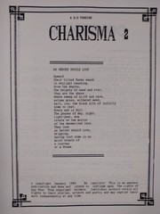 CHARISMA 2 Star Trek Zine Fanzine 1988 stories & art vintage fic fandom