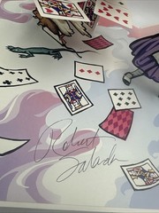 Robert Sabuda A Pop-Up Celebration Alice in Wonderland Signed Promotion Japan