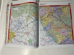 North & South Carolina Road Atlas 2004 Kappa Street Guide NC SC Universal Map