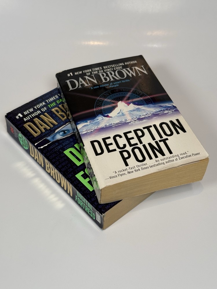 Dan Brown Digital Fortress & Deception Point Paperback