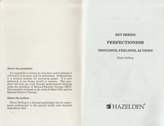 Perfectionism (Hazelden RET Series) SC, by Eileen Drilling, Good condition
