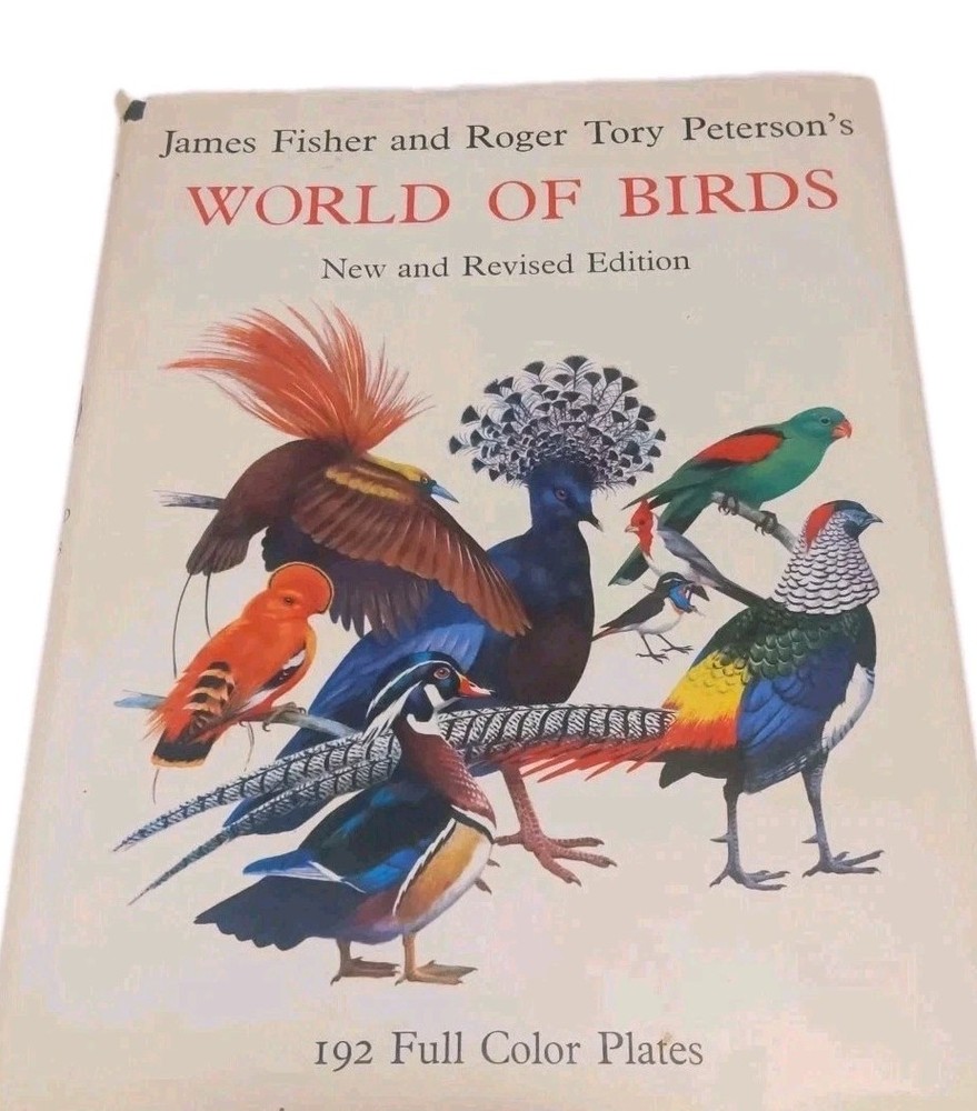 World of Birds James Fisher Roger Tory Peterson Vintage Bird book Hardcover